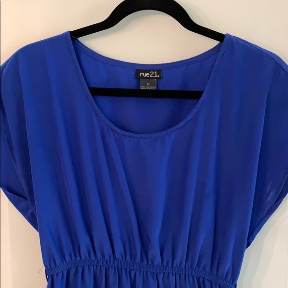 Rue 21 blue dress - Picture 2 of 4